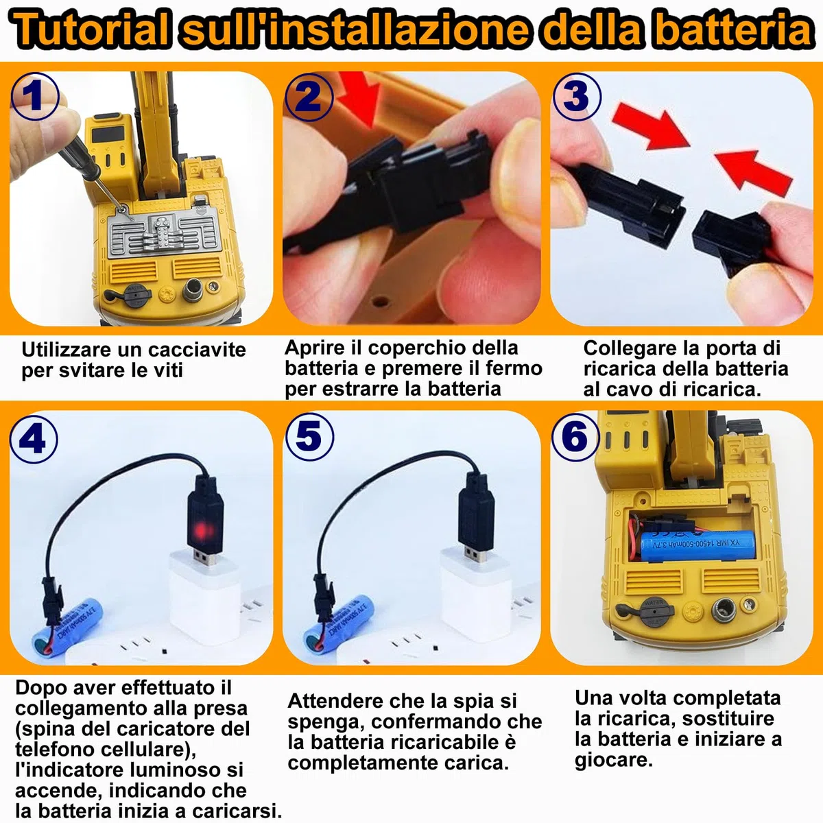 1:22 Scala 11 Canali 3 in 1 Escavatore Telecomandato per Bambini,Escavatori Radiocomandato con Pala in Metallo,Escavatore Idraulico con luci e Suoni e Spray,Regali per Bambini dai 4-7Anni