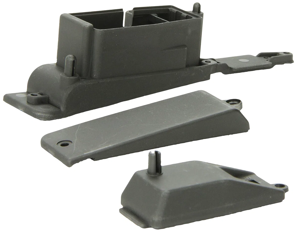 Traxxas 5324X "RX e Batt/Cover/Foam Pad/CHG Jack Plug Box" Ricambi auto modello