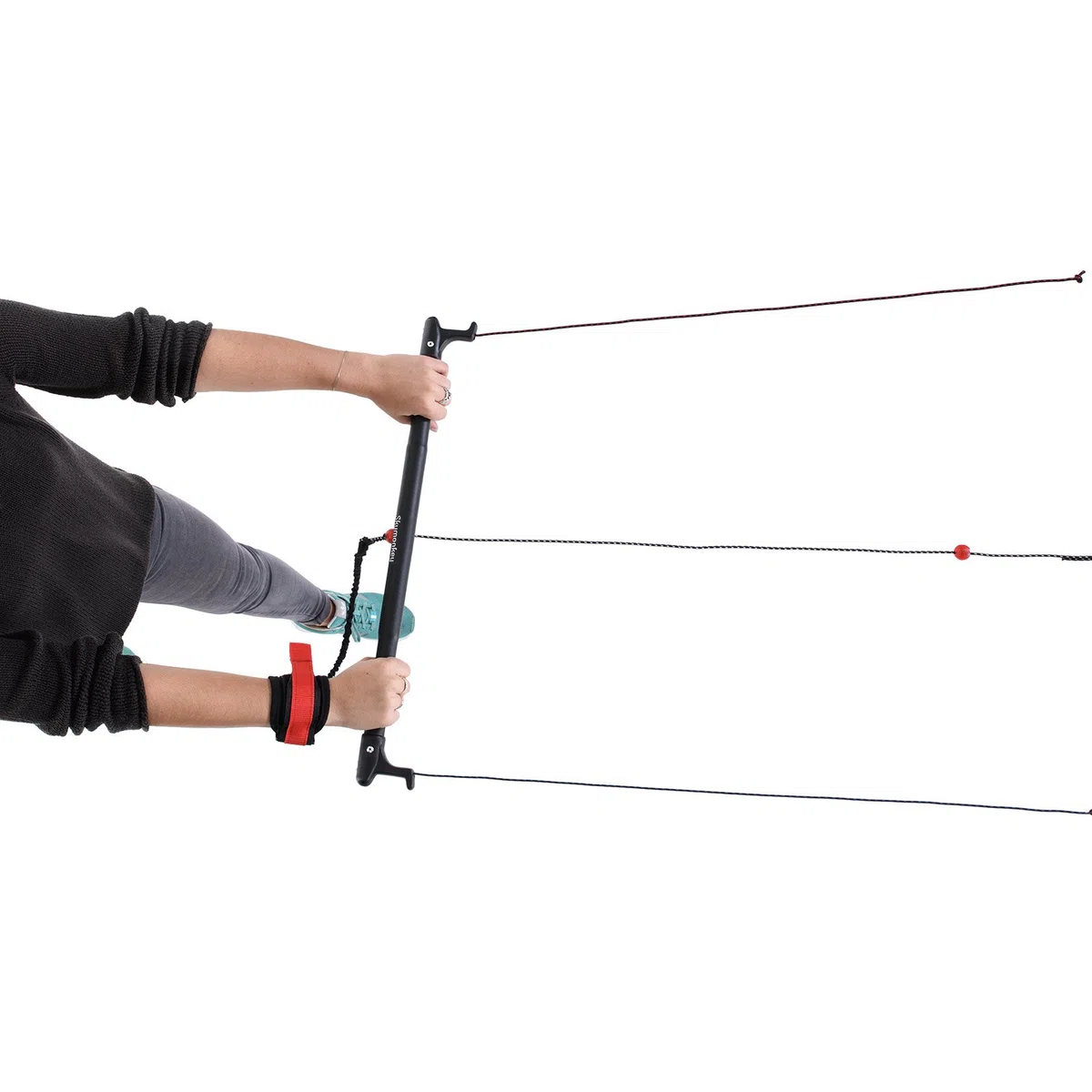 Skymonkey Trainer Control Bar Barra di trazione (60 cm) / Adatta a Tutti Gli aquiloni e Kite a 4 Cavi