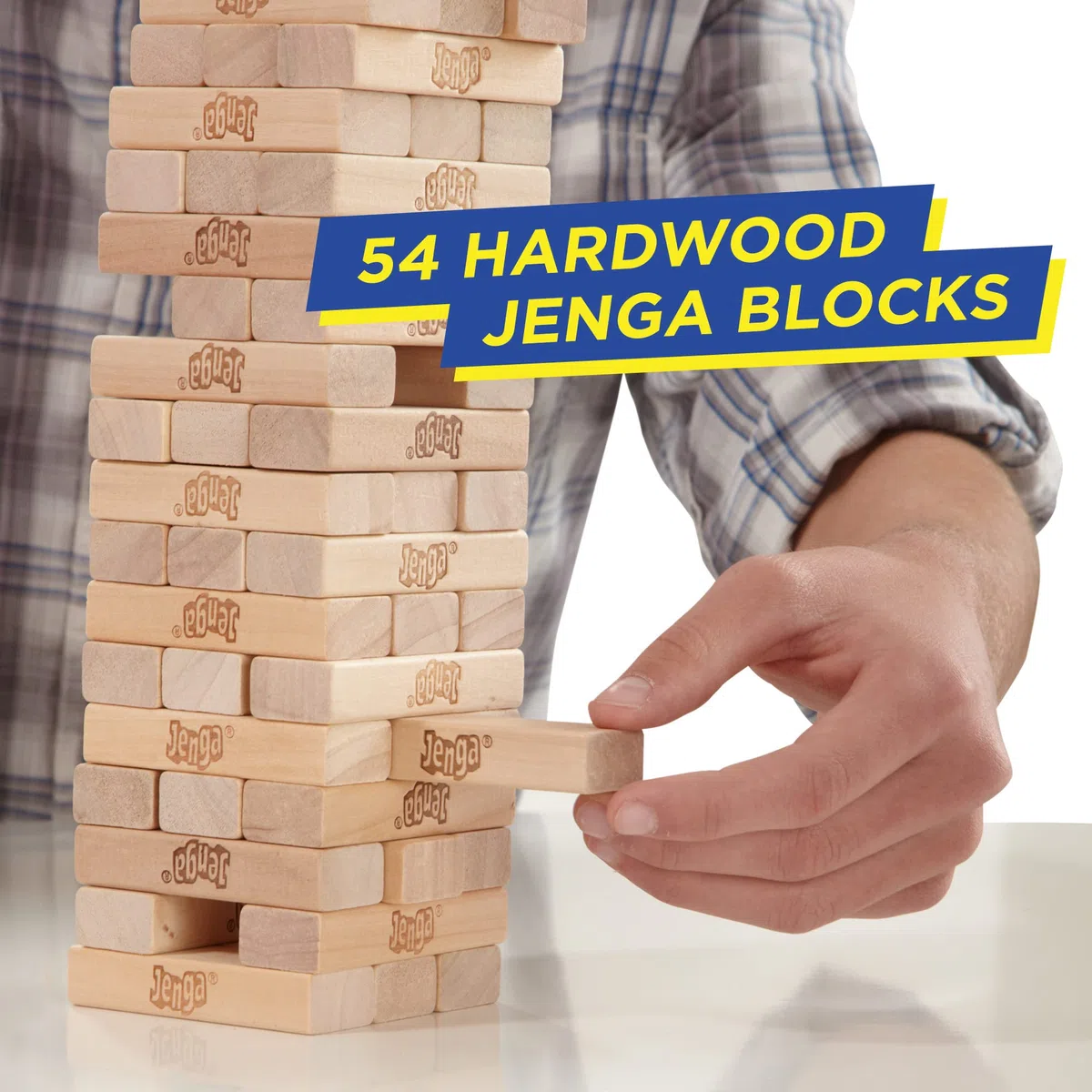 Hasbro - Jenga Gioco di Precisione e Abilità [Versione Inglese]