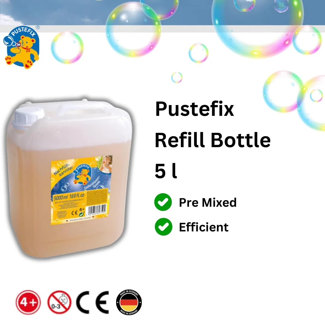 Pustefix 420869750 - Soluzione per bolle di sapone, 5 l
