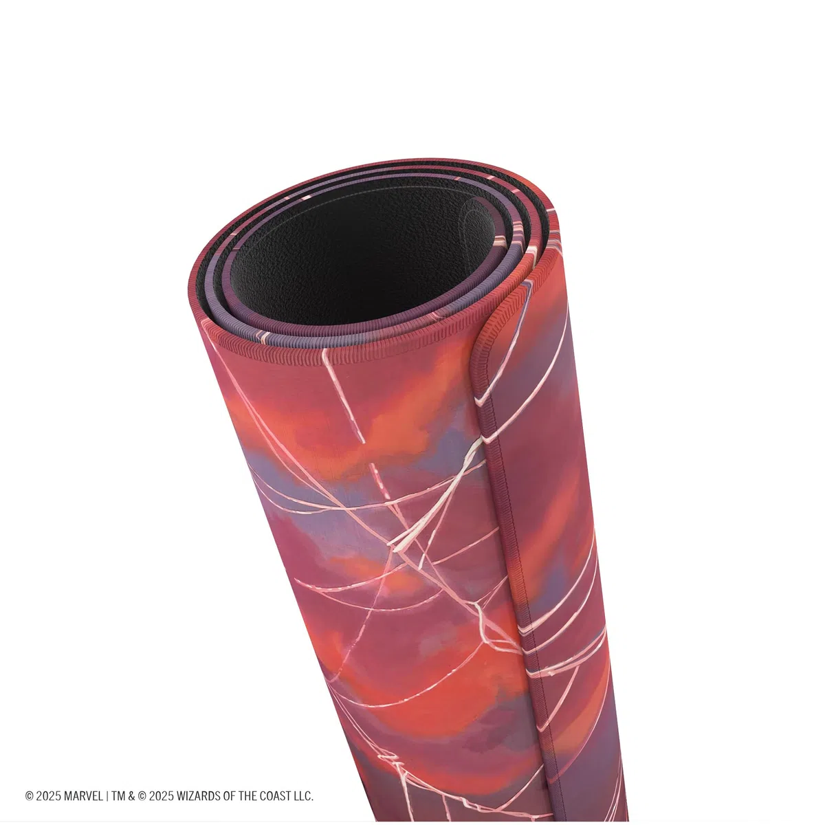 Gamegenic, Magic: The Gathering - Marvel's Spider-Man Shiny Playmat - Spider-Man Mountain, Licenza Ufficiale, Tappetino da gioco 61x35 con 2 mm di spessore