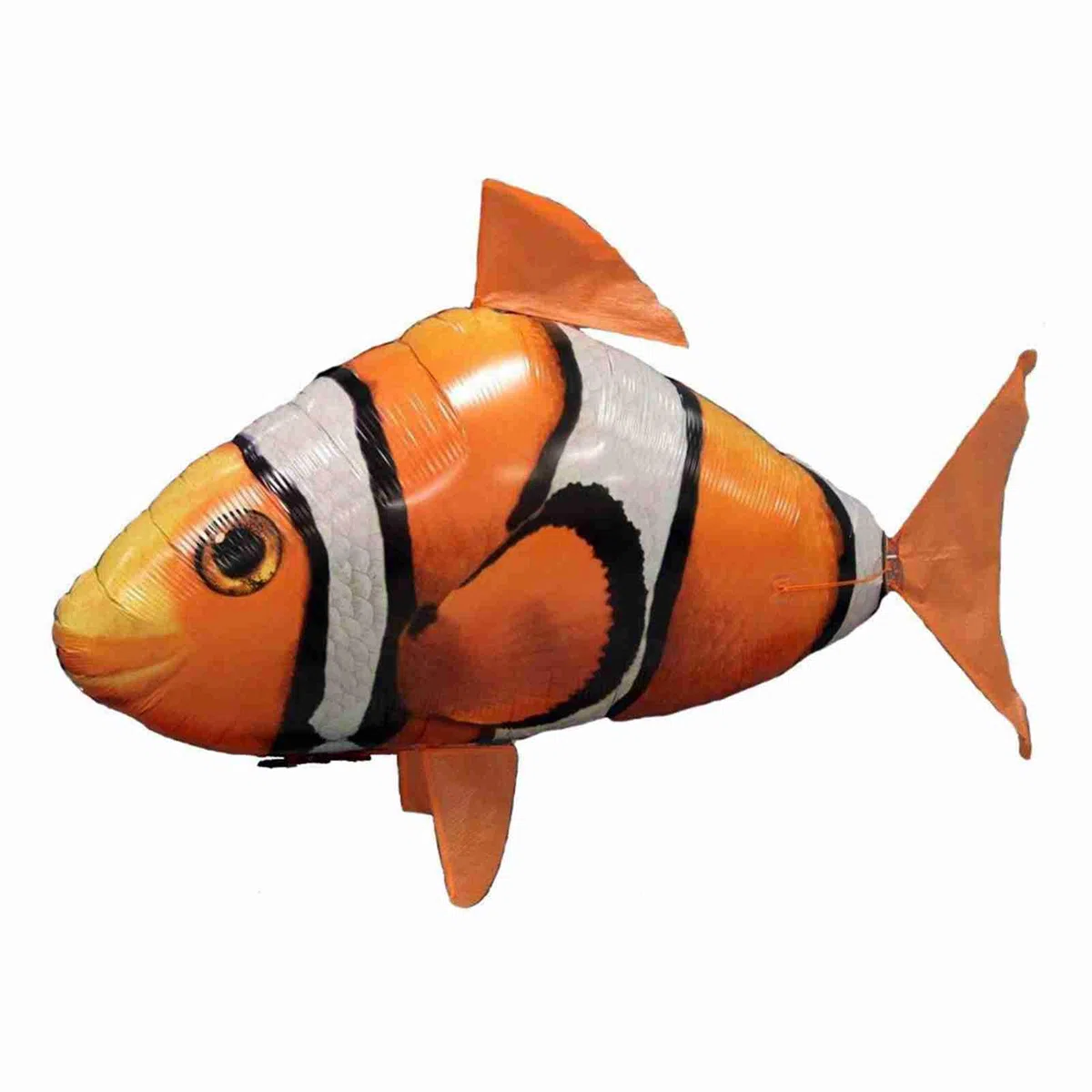 Bnineteenteam Squalo Volante Telecomandato, 145 Cm, Palloncino Gonfiabile RC Giocattolo Squalo Pesce Pagliaccio per Bambini(Pesce Pagliaccio Arancione)