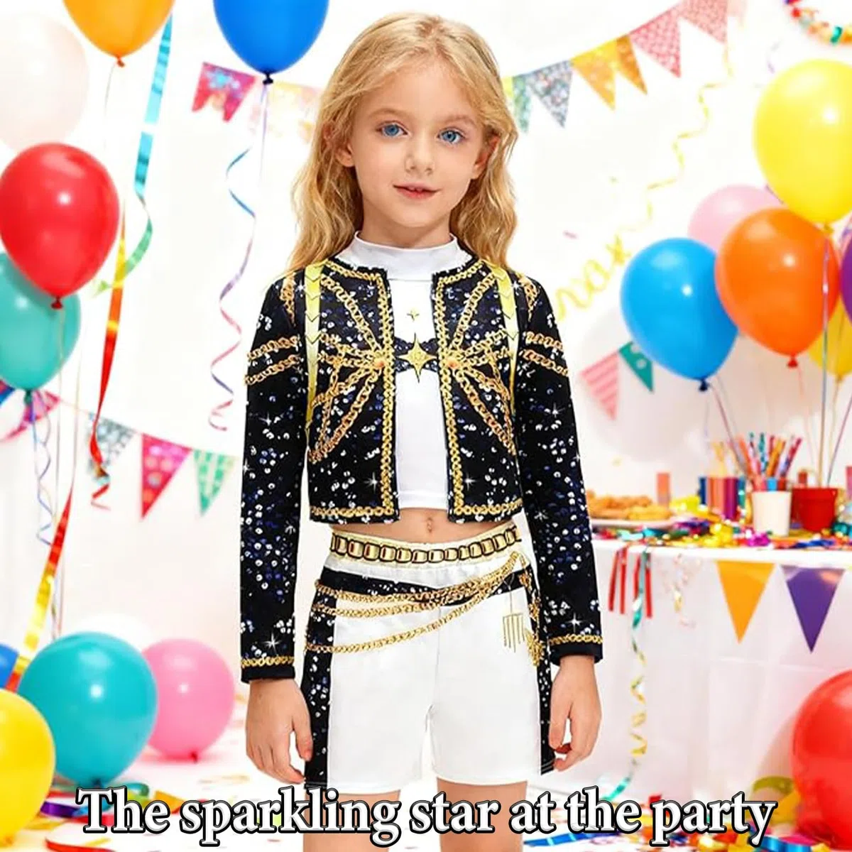 K.p0p De.m0n Hun.ters Costume, Cosplay Anime per Bambini, Gioco di Ruolo, Outfit per Performance a Festa, Regalo per i Fan di Anime