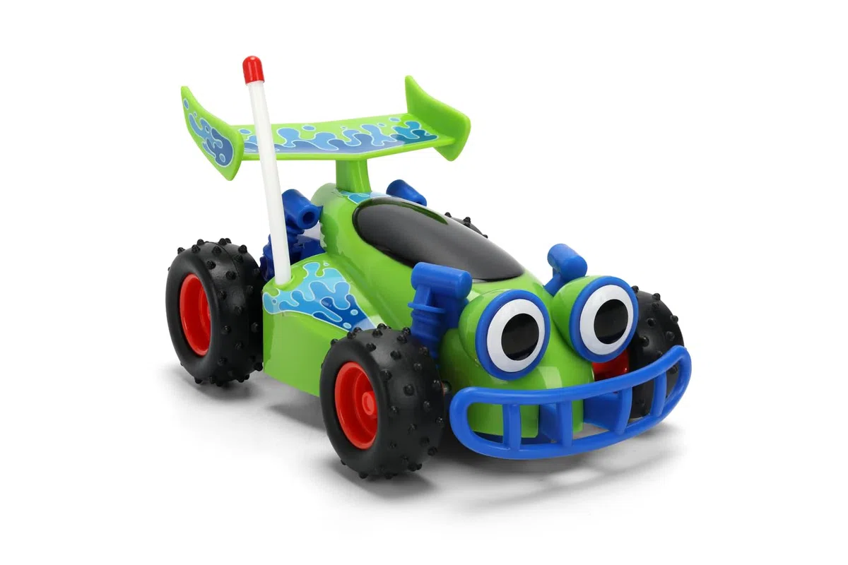 Jada Disney Pixar Toy Story Auto telecomandata Buggy 14 cm, facile da usare, 2,4 GHz, 1 canale, giocattolo per bambini +2 anni (9336838314R00)