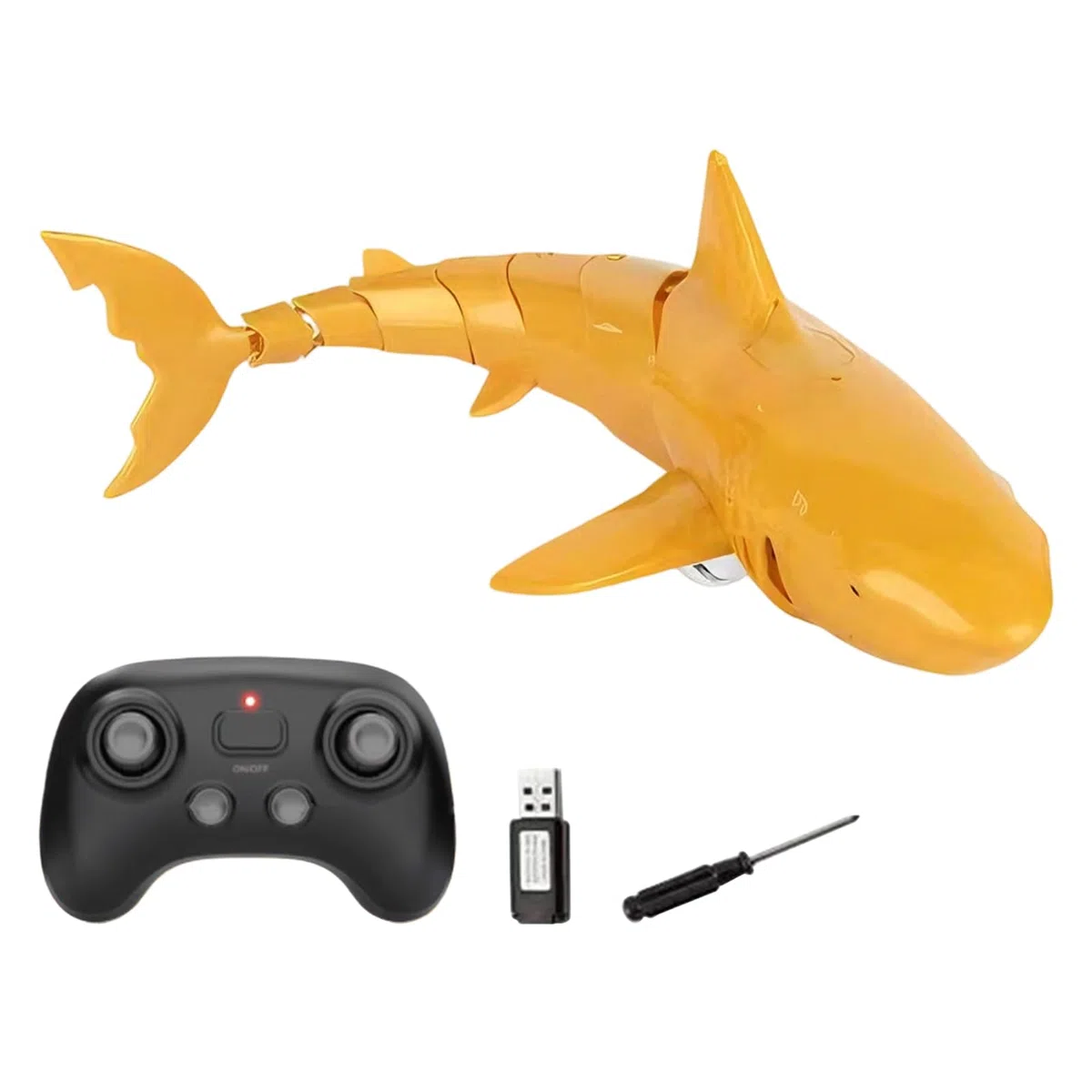 Giocattolo Dello Squalo RC – Modello Di Squalo Motorizzato Sommergibile, Creatura Oceanica Ad Alta Simulazione, Figura Di Gioco Telecomandata Impermeabile, Avventura Di Nuoto Realistica | Regalo Diver