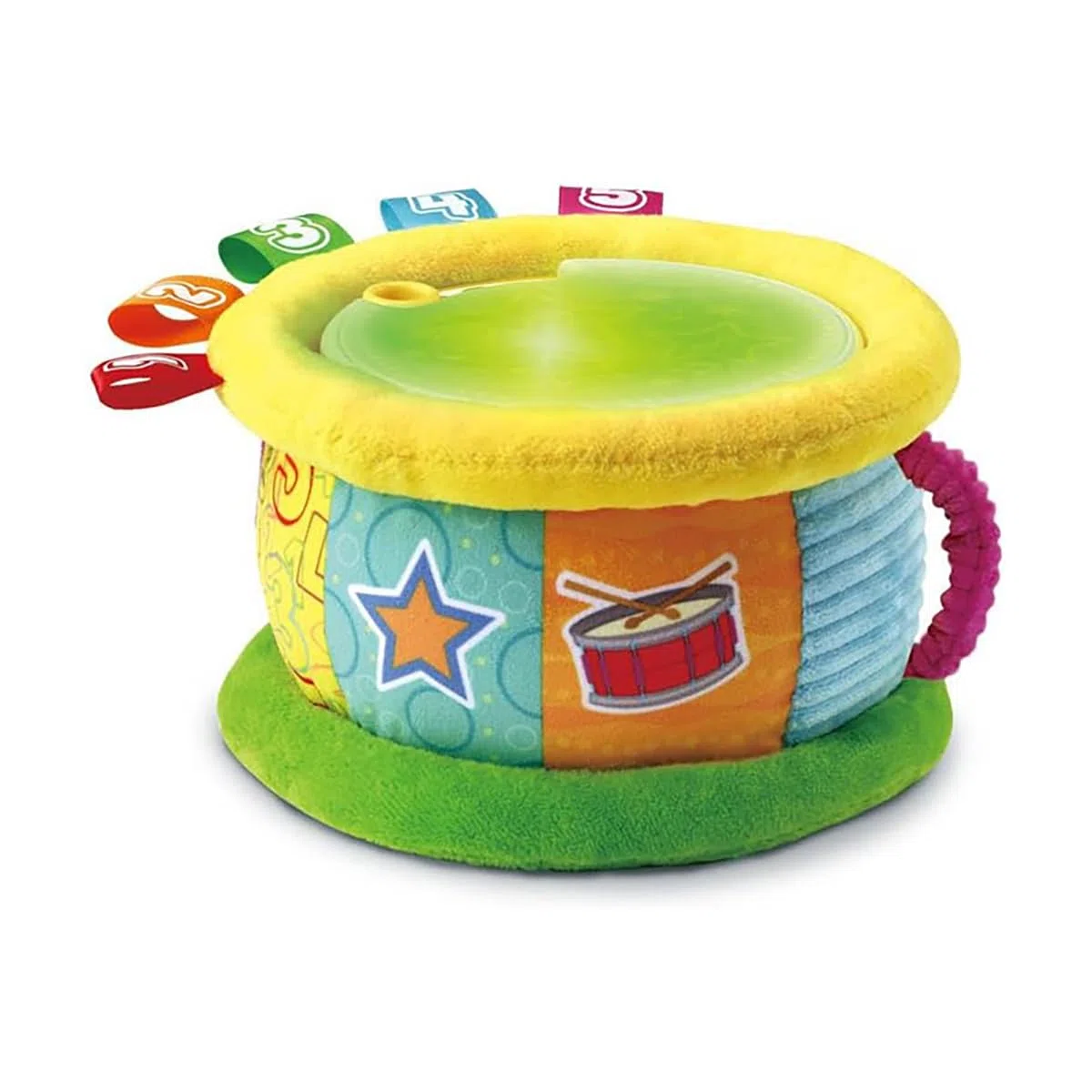 VTech Magico Tamburo Luminoso, Gioco per Bambini Bilingue Italiano e Inglese, 4 Modalità Gioco, Effetti Luminosi, Volume Regolabile, Spegnimento Automatico, Batterie Incluse, 6-36 Mesi