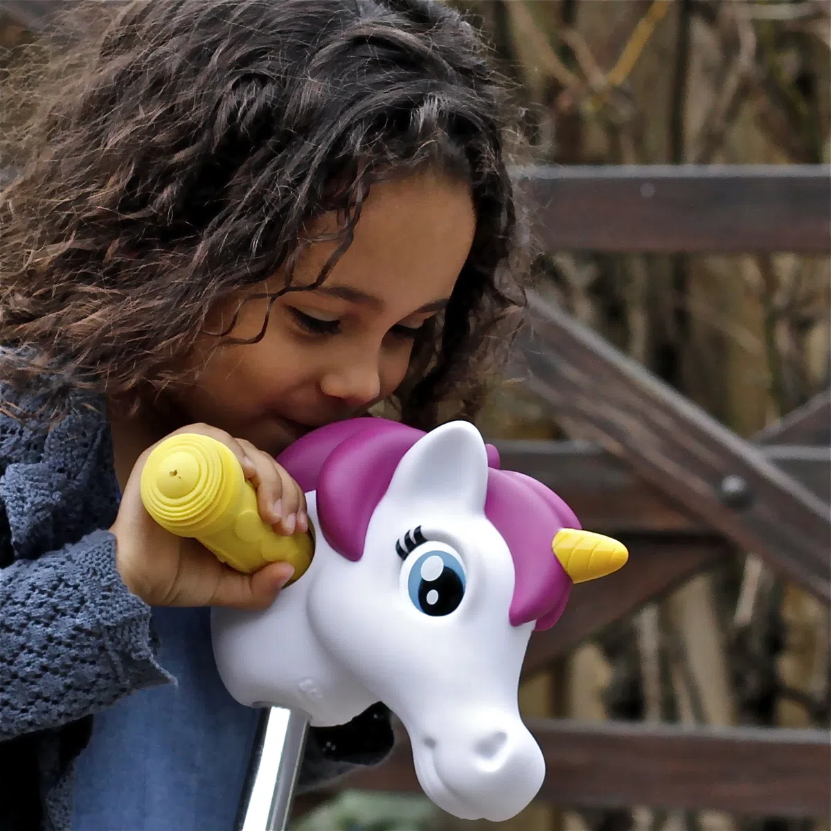 Scootaheadz Testa unicorno Accessori per Manubrio Ciclismo Bambini