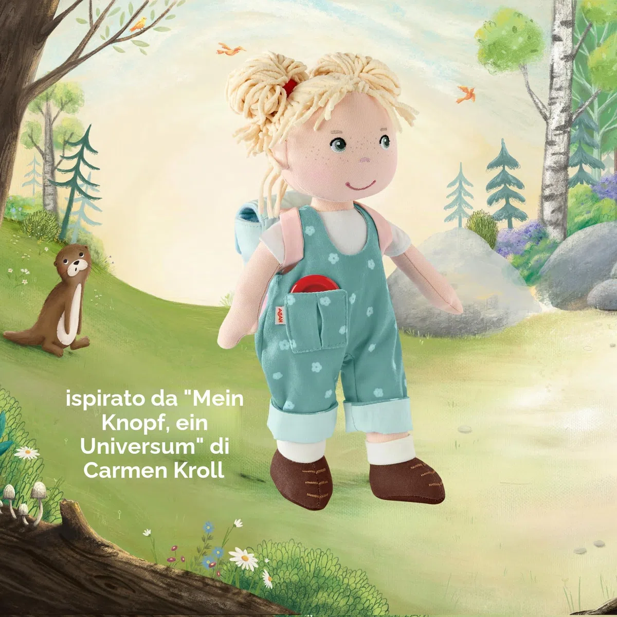 HABA Bambola Tilli – Bambola di stoffa da 30 cm per giocare e coccolare – 2013203001
