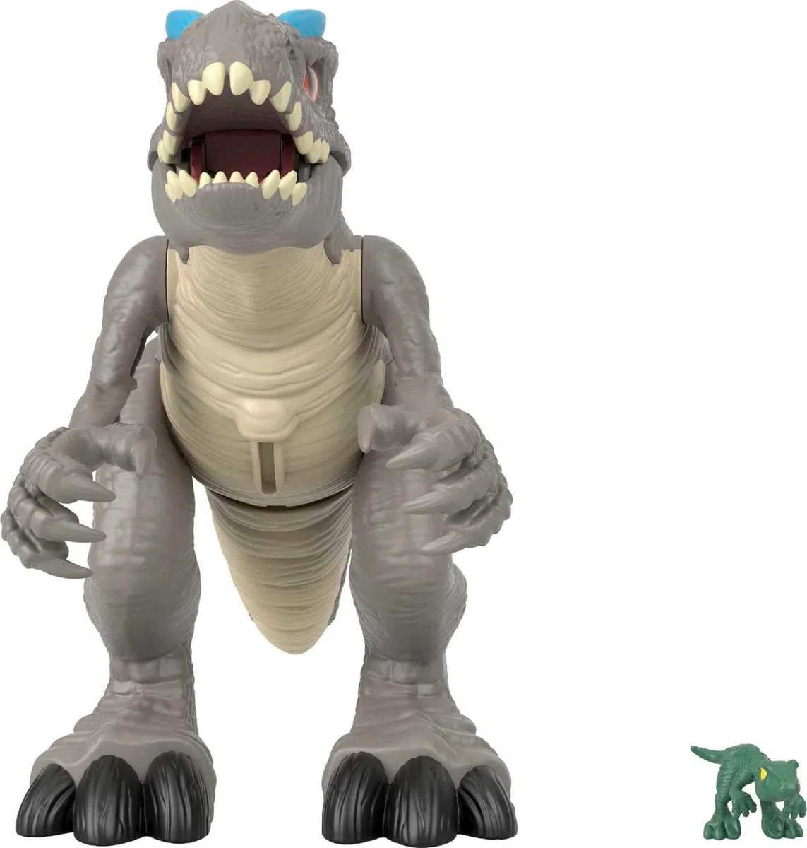 Imaginext- Dinosauro Indominus Rex, Morde e Si Muove, Giocattolo per Bambini 3+Anni, GMR16