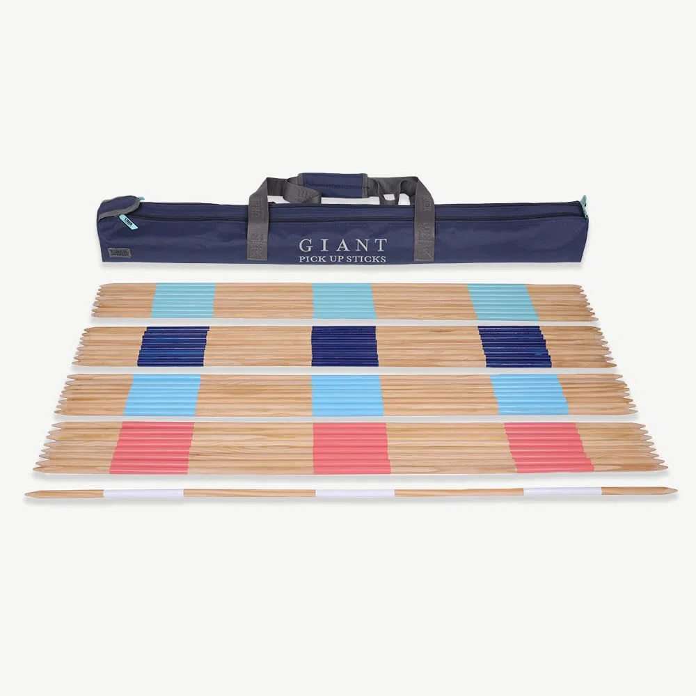 Uber Games Mikado XXL Mega da 90 a 150 cm, per esterni e interni, in borsa per il trasporto, versione Jumbo FSC (fino a 90 cm)