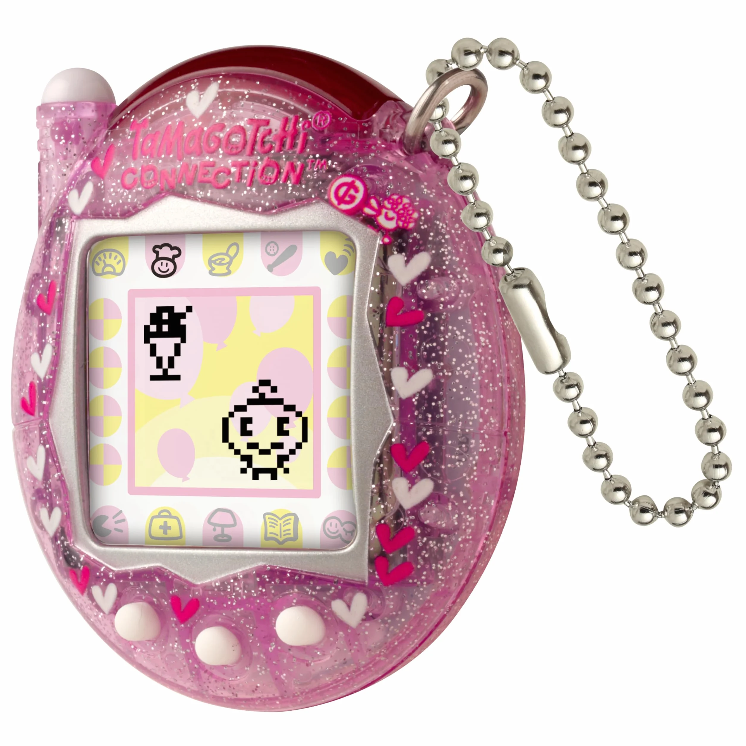 TAMAGOTCHI Bandai Connection Animale Domestico Digitale Guscio Rosa Glitterato Animale Domestico Virtuale Giocattolo Elettronico Con Connessione Infrarossi Per Divertimento Condiviso | Giocattoli Per