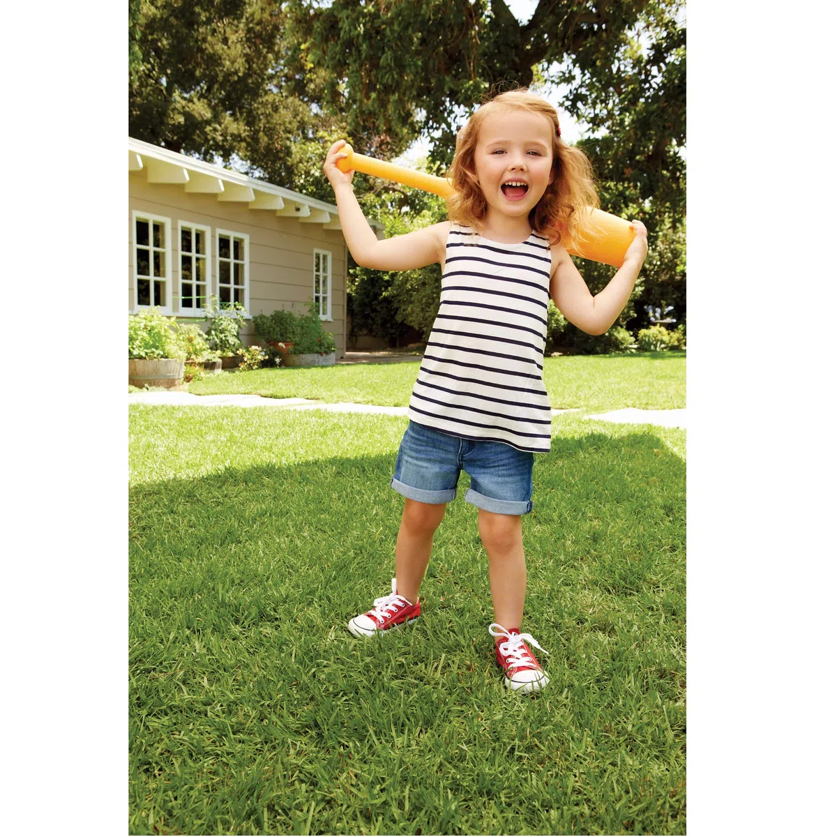 L.O.L. Surprise! Little Tikes Triple Play Splash - Set di Palline da Baseball per Bambini, Regolabile, con 3 Palline, Lanciatore Pop-up e T-Ball Splash, Senza batterie, età da 24 Mesi a 6 Anni