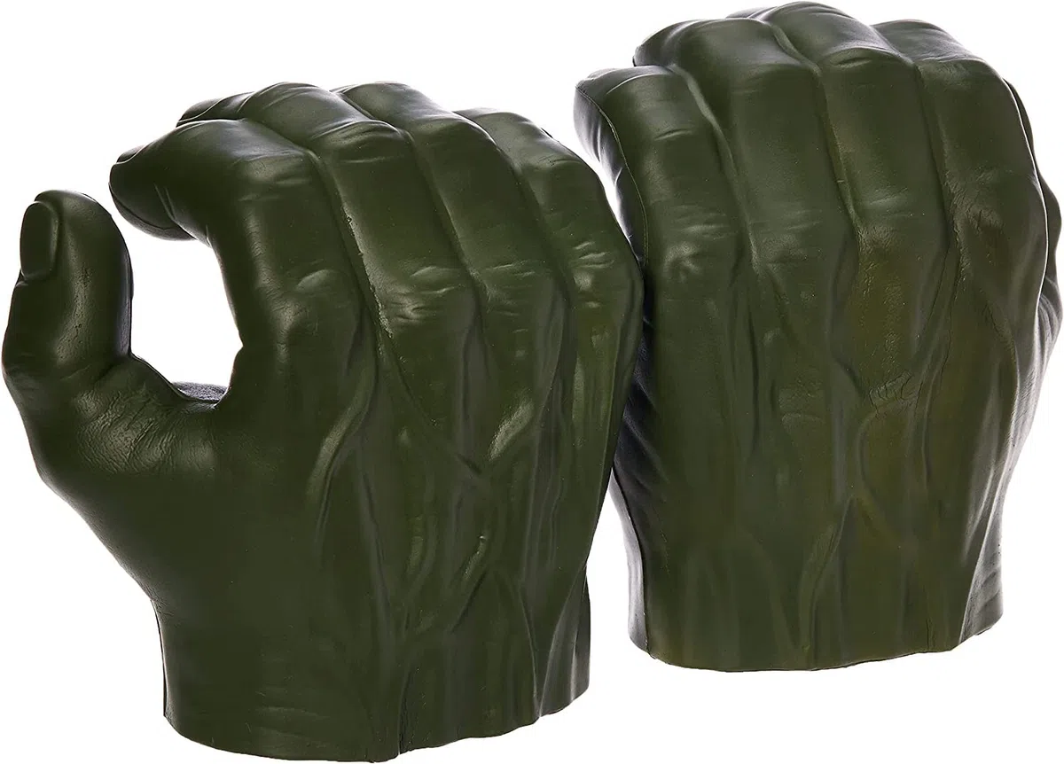 Hasbro Marvel Avengers, Pugni Gamma Grip di Hulk, Adatti per Gli Appassionati di Cosplay dei Supereroi, Ottima Idea Regalo, per Bambini e Bambine dai 4 Anni in su