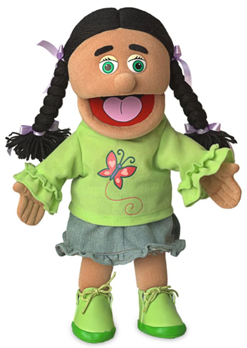 14" Jasmine (Hispanic) by Silly Puppets