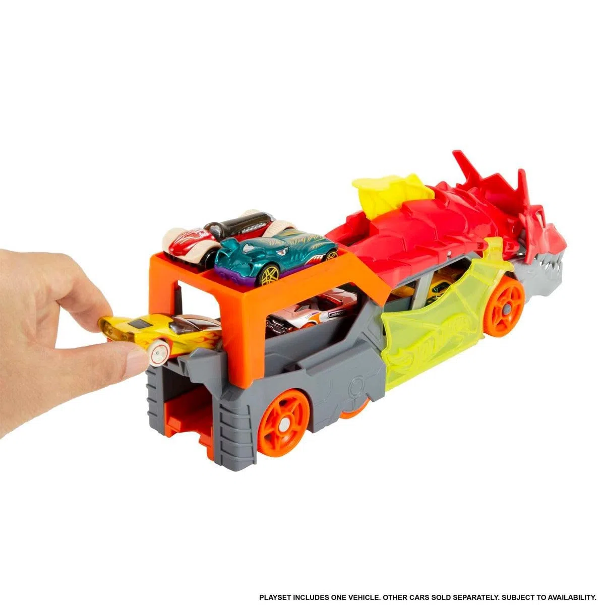 Hot Wheels Mattel Dragon Launch Transporter Playset