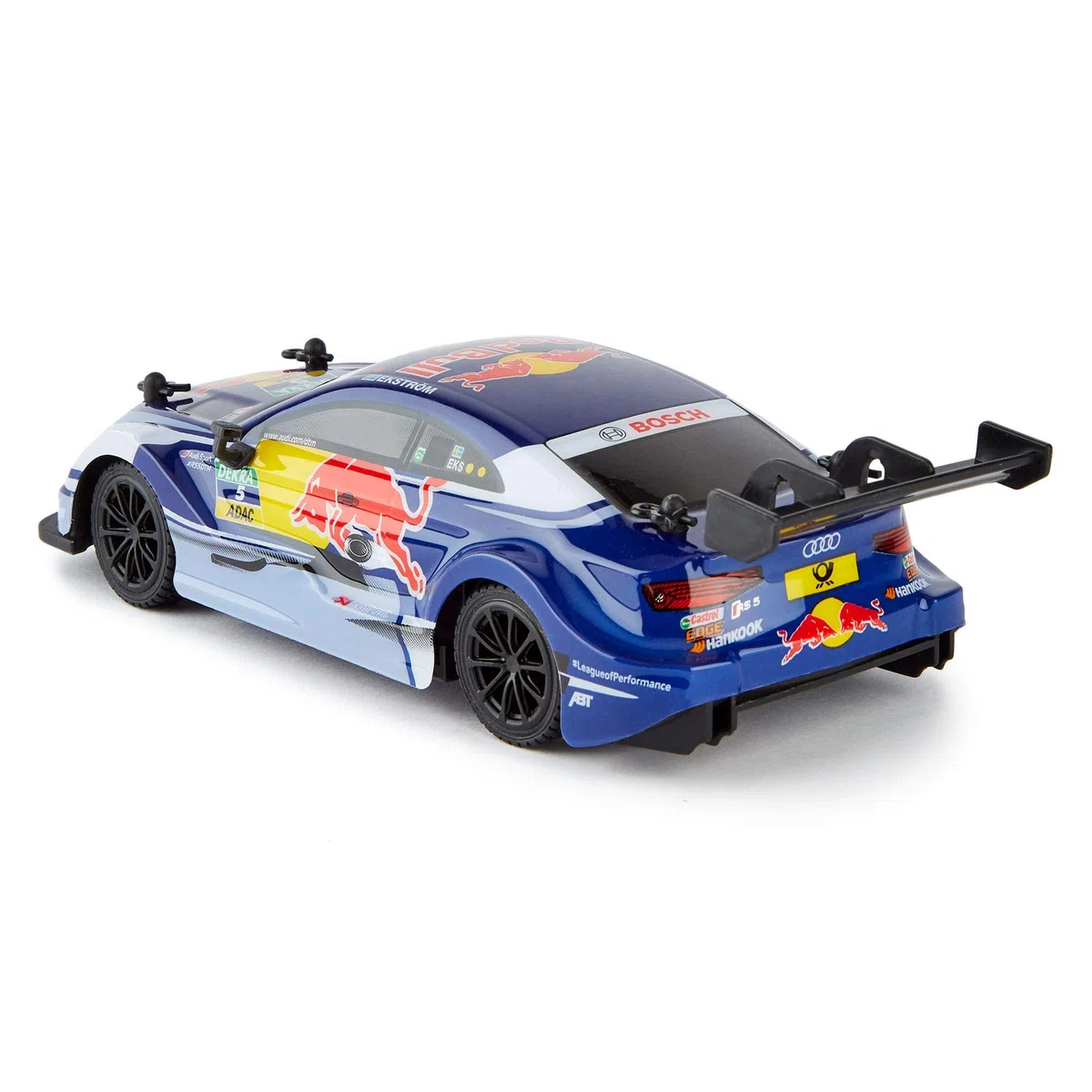 CMJ RC Cars Auto AUDI RS5 DTM con licenza ufficiale Telecomando Scala 1:24 2.4 Ghz Blu/Rosso Toro