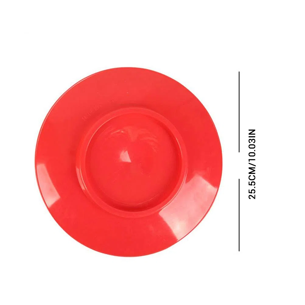 Set di 6 piatti rotanti in plastica con 12 bastoncini, accessori per giocoleria acrobatica da circo, set da gioco colorato per feste per adulti e principianti