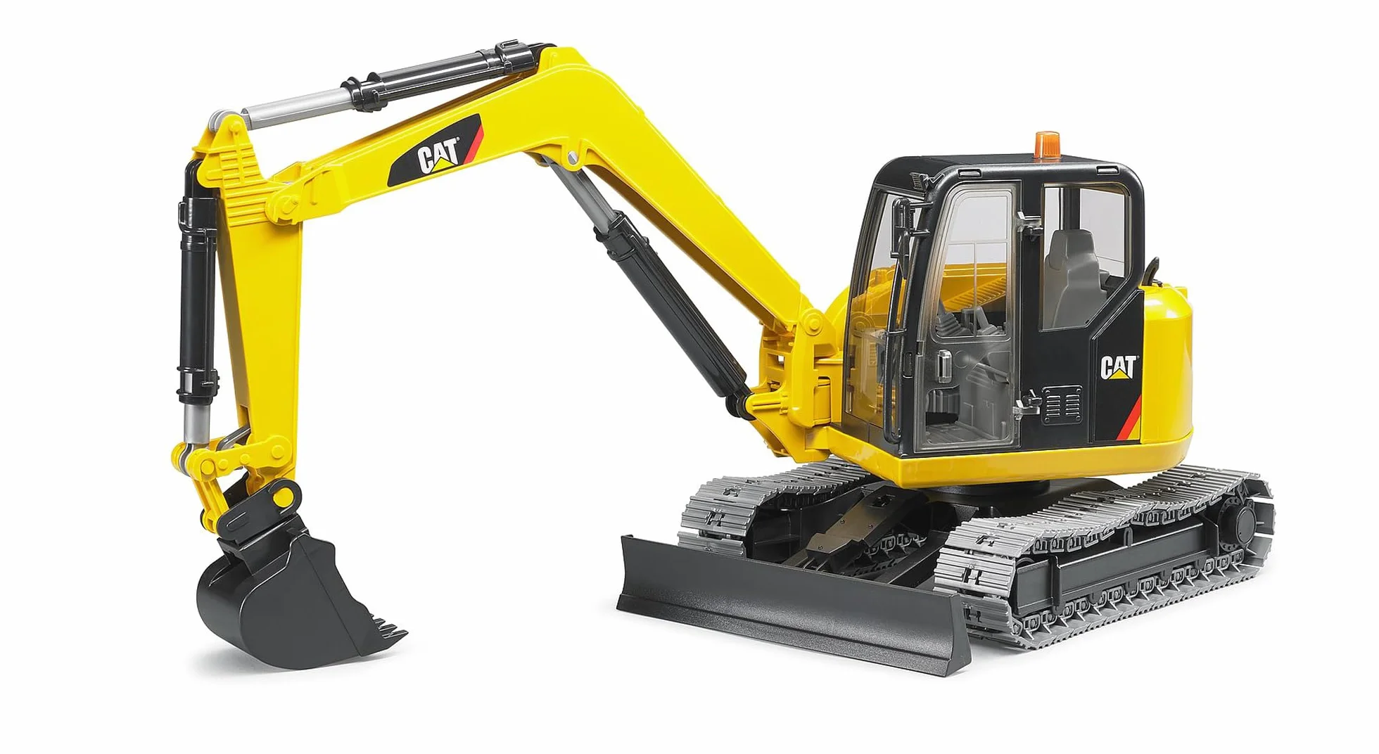 bruder 02456 - miniescavatore Cat, cantiere, veicolo da costruzione, terna, bworld, giocattoli
