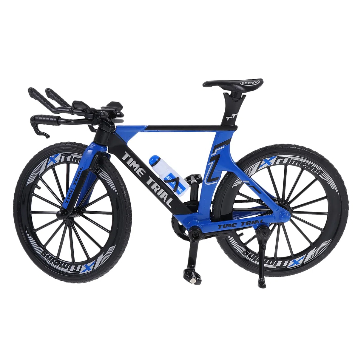 Toyvian Modello in miniatura per bicicletta da corsa, decorazione da tavolo, decorazione creativa, per casa, ufficio, 7,09 x 3,94 x 1,97 cm, regalo per gli appassionati di ciclismo