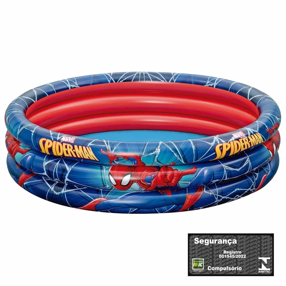 Bestway 98018-4 Piscinetta gioco per bambini Spider-Man, 2+ anni