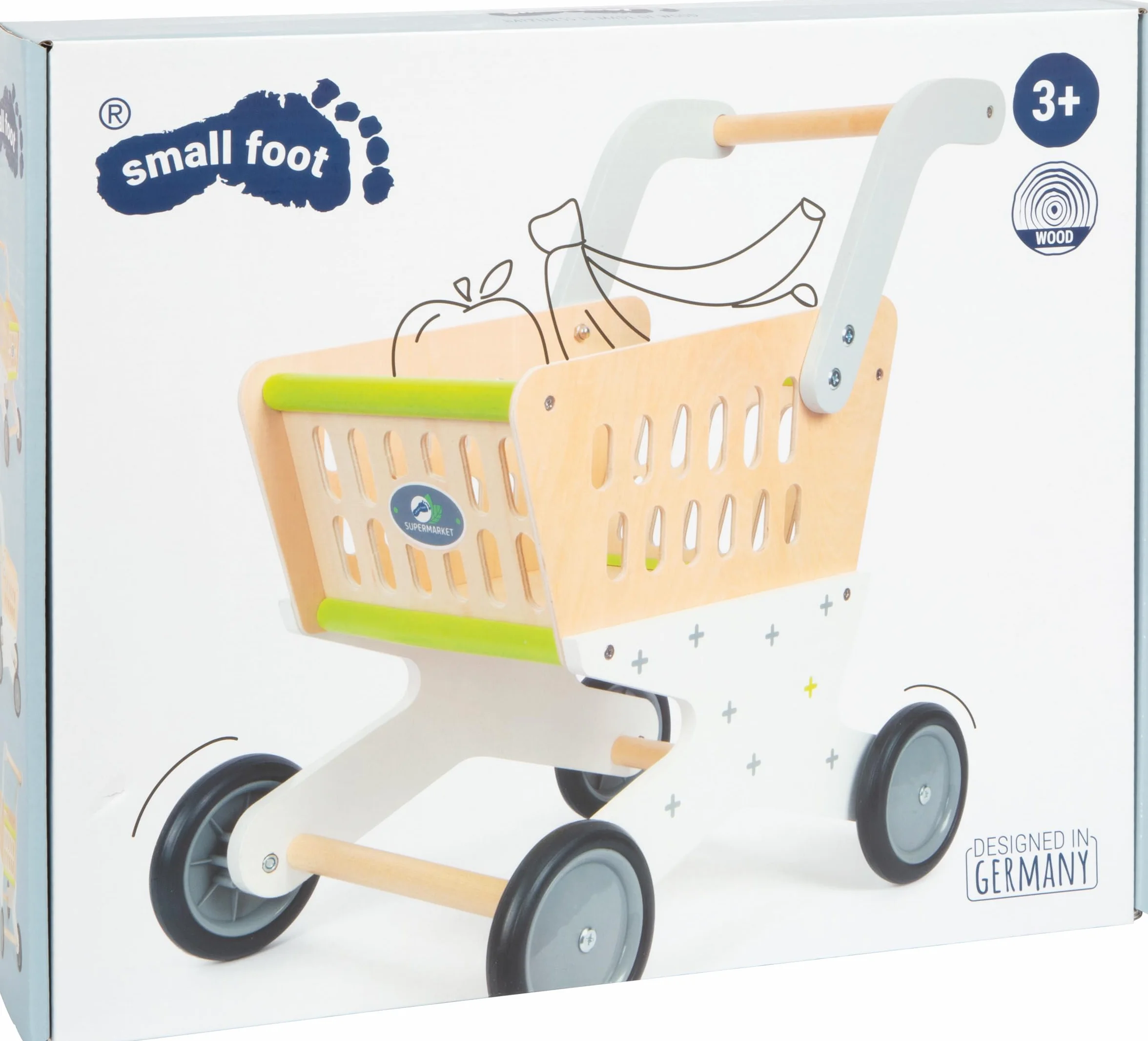 Carrello della spesa alla moda