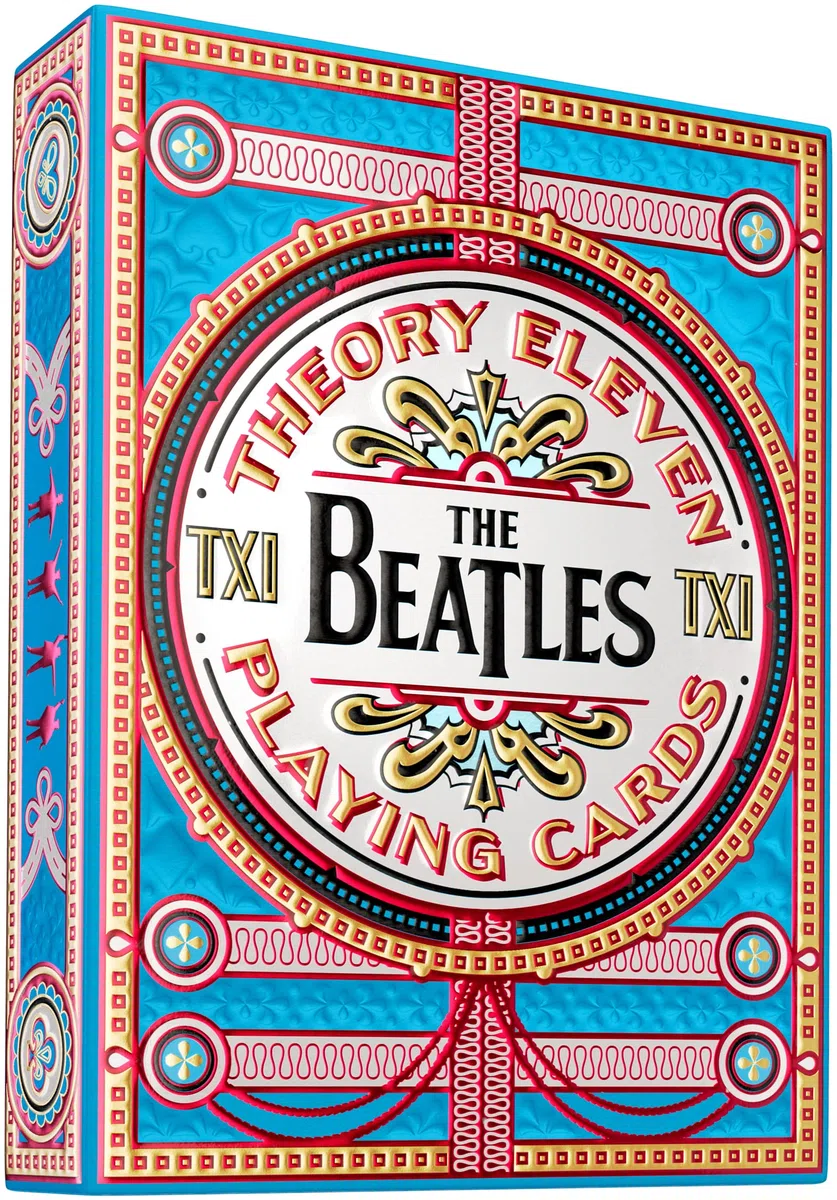 Mazzo di carte Beatles blu by Theory11