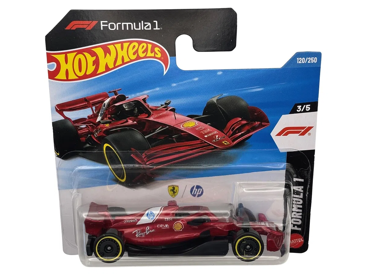 Hot Wheels Scuderia Ferrari Formula 1 Team - Formula 1-3/5 - JJJ78 - Short Card - F1 Auto da corsa - Mattel 2026 (120/250) - Formula 1-1:64