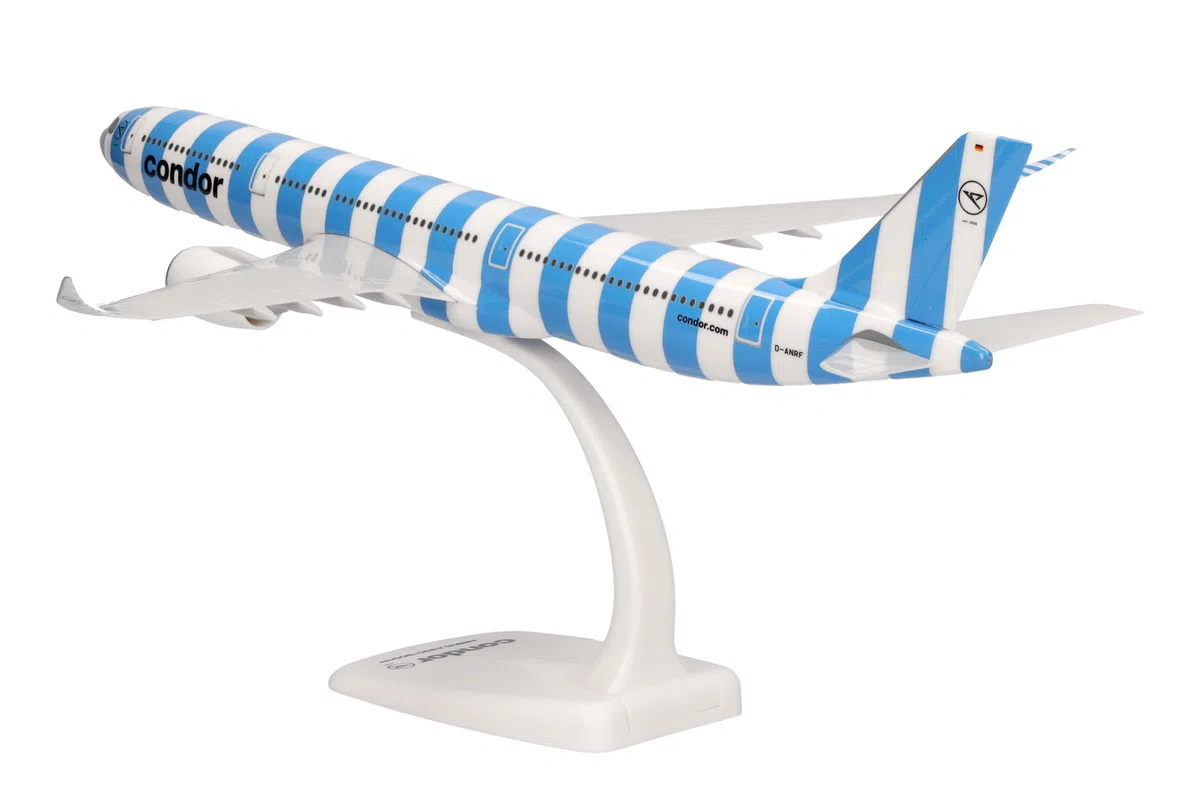 Herpa Modellino Aereo Condor Airbus A330-900neo "Sea" Miniatura in scala 1:200, pezzo da collezione, modello con supporto, plastica