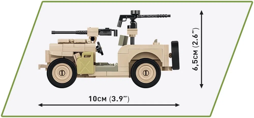 Cobi Historical Collection World War II 2298 Willys MB SAS 2298