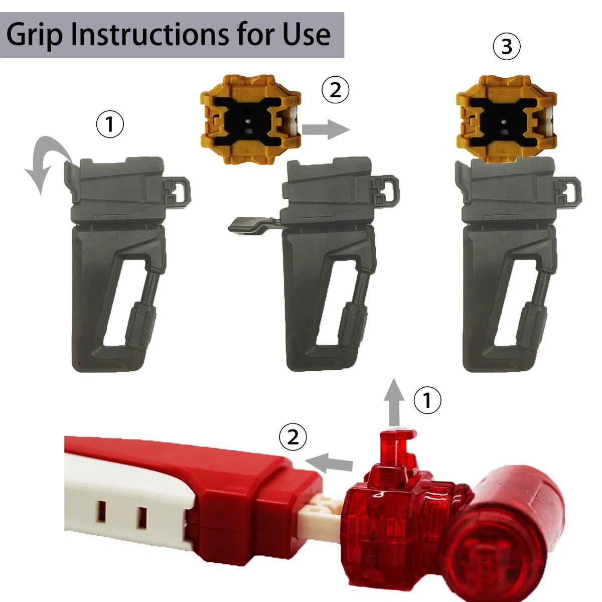 12in1 Trottole,Trasmettitore Bidirezionale per 2 set di Gyro,Scatola portaoggetti portatile