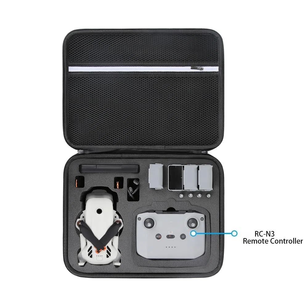 Lito X1 Custodia da trasporto, custodia rigida portatile per DJI Lito X1 Fly More Combo, telecomando RC2 o RCN3, batteria e accessori per cavi, Nero , Custodia
