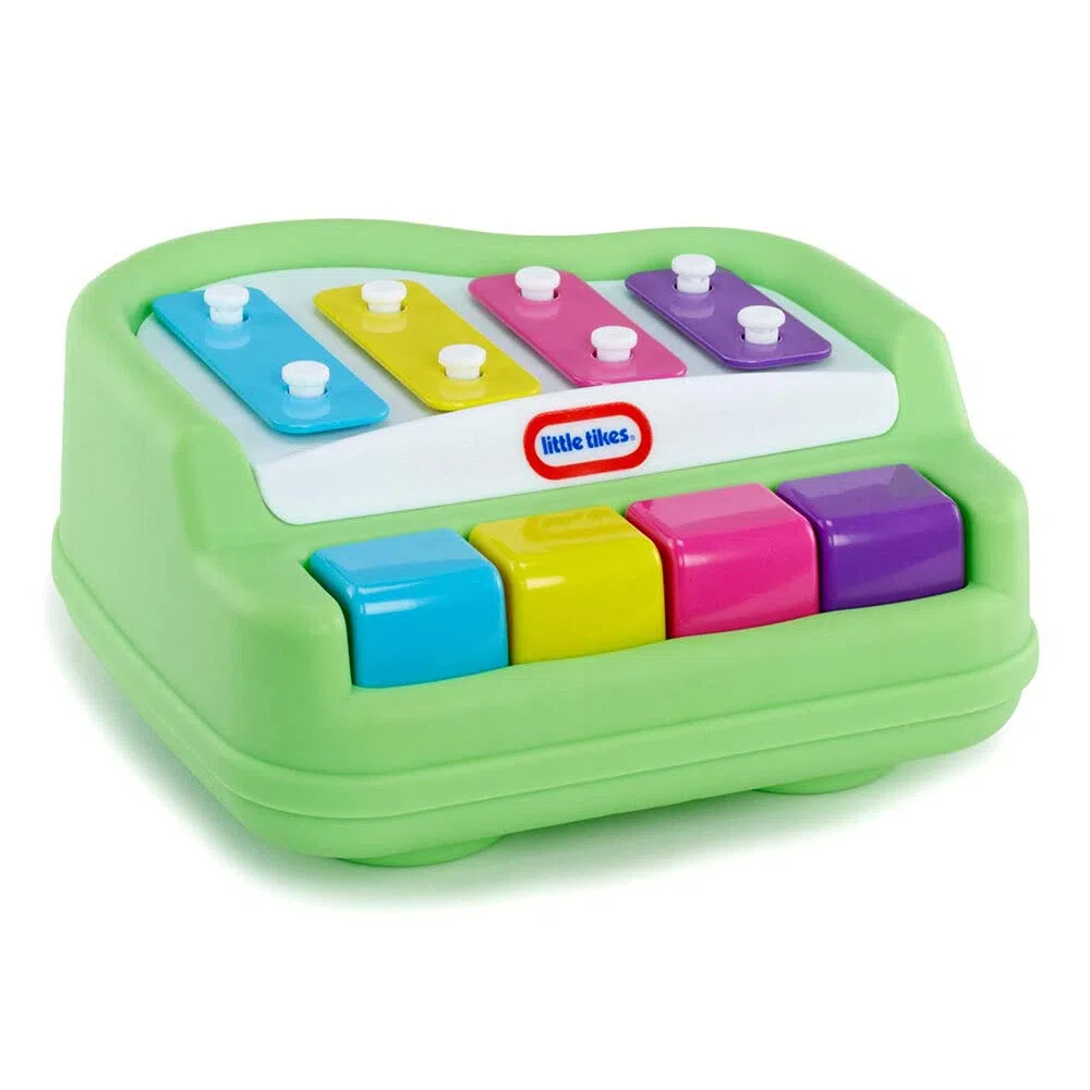 Little Tikes Tap-a-Tune Pianoforte, Tasti Facili da Premere, Ottimo Come Primo Strumento Musicale, Ottimizza la Coordinazione Occhio-Mano e Favorisce lo Sviluppo Motorio