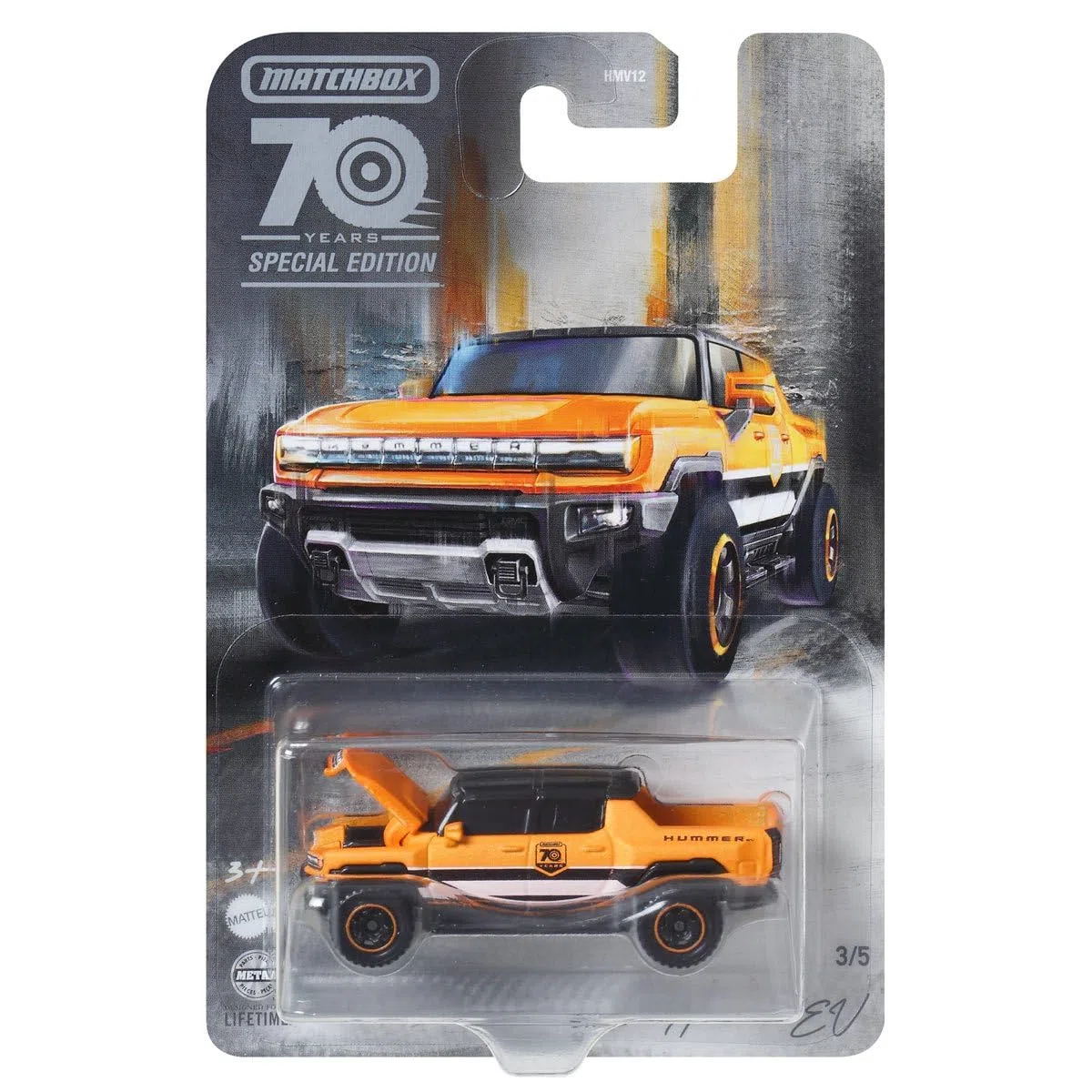 Matchbox 2023 70th Anniversary Special Edition Moving Parts Set completo con 5 veicoli pressofusi di HMV12-956A Release
