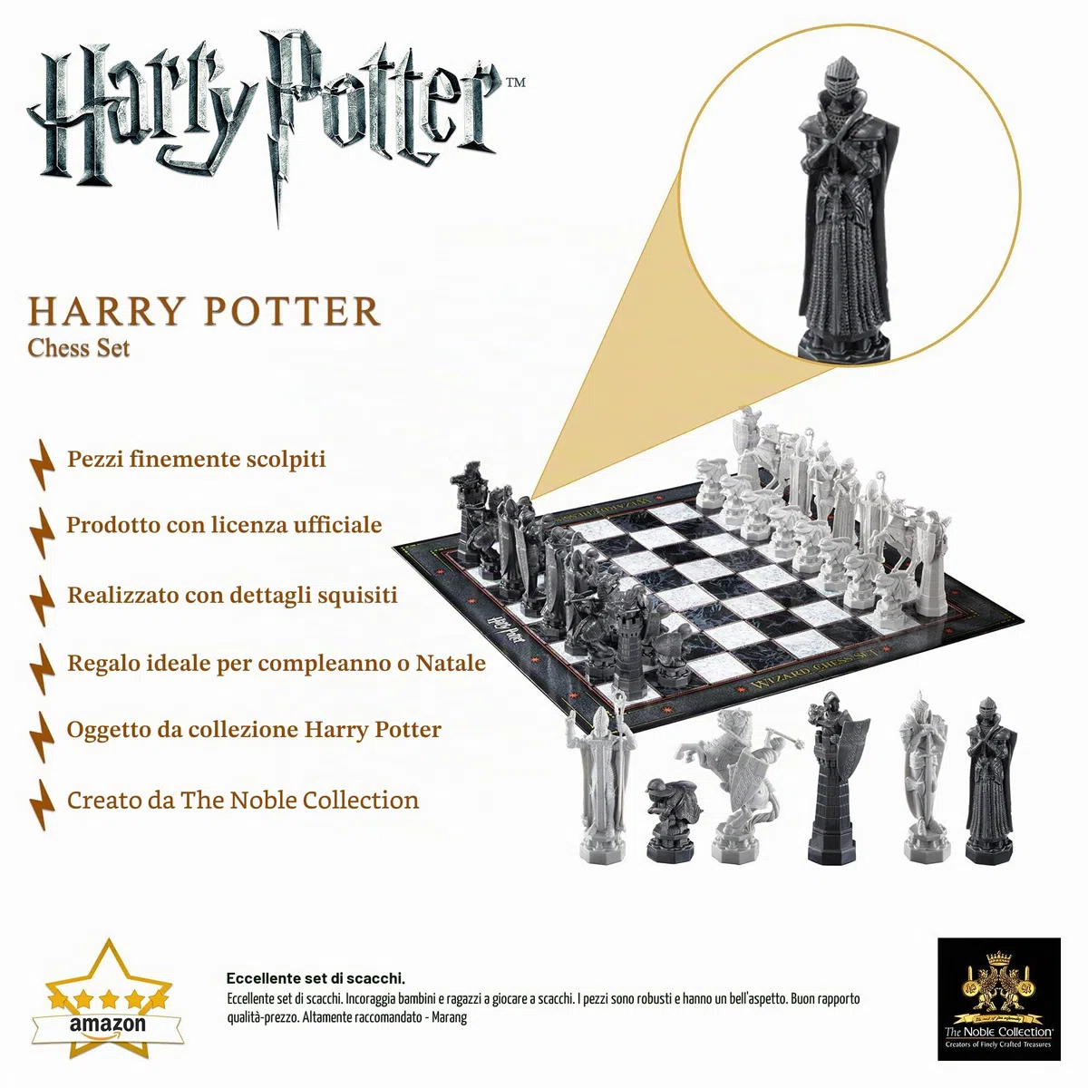 The Noble Collection - Set di 32 pezzi di gioco di Harry Potter con licenza ufficiale Harry Potter