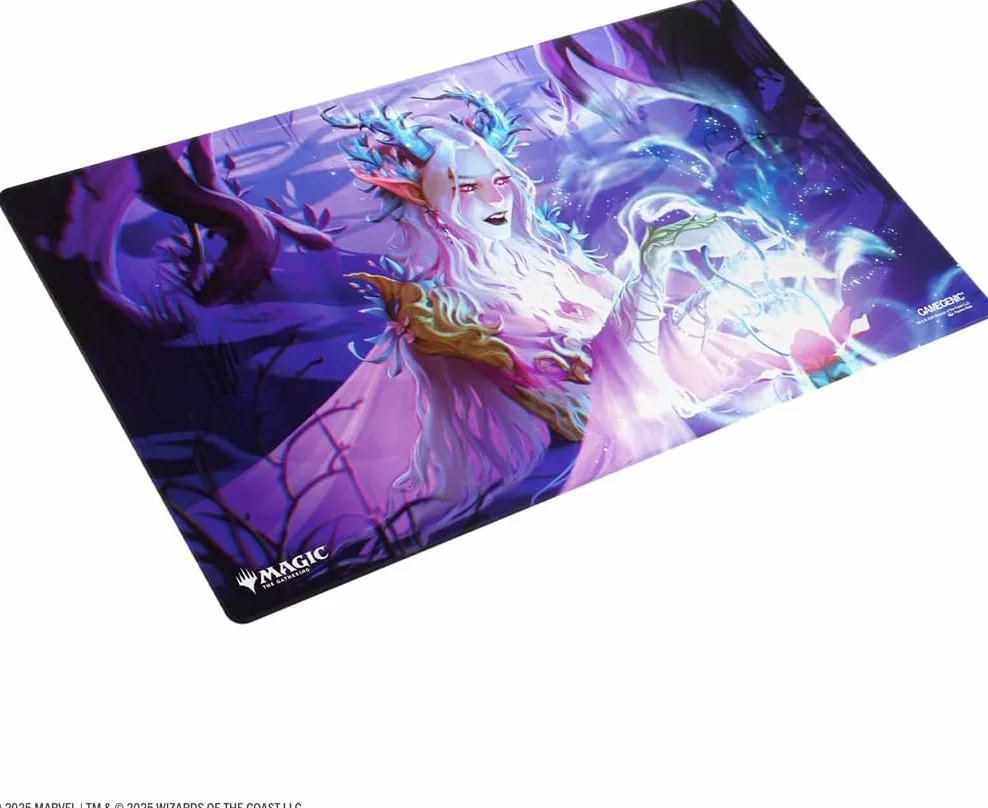 Gamegenic MTG Lorwyn Eclipsed Playmat Twilight Diviner, accessorio da gioco, tappetino stampato a colori, multilingue