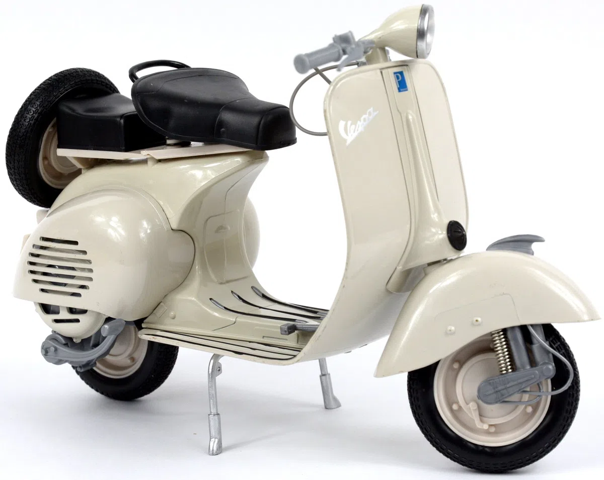 New-Ray S.R.L 846034 Moto 1:6 Newr Vespa 150 VL 49273, Multicolore