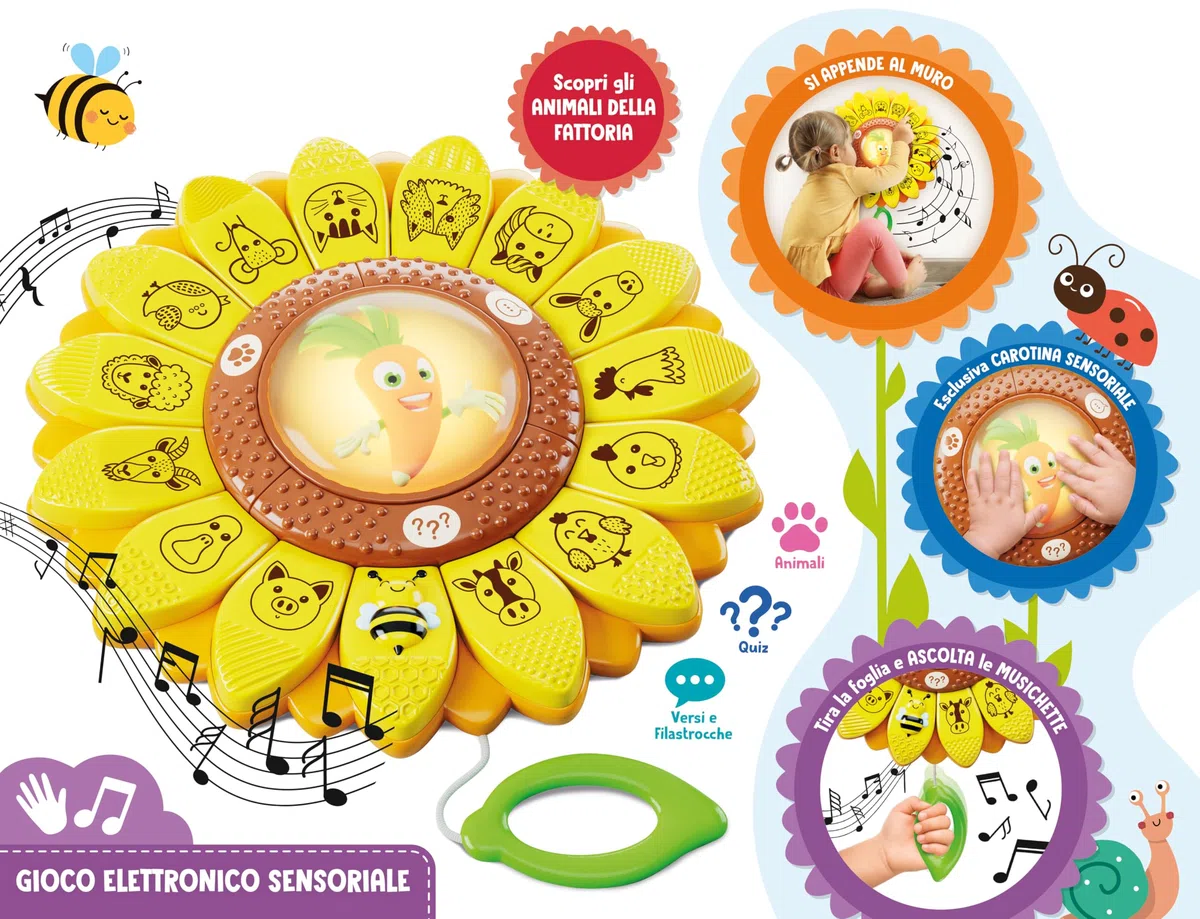 Lisciani Giochi - Carotina Il Girasole Educativo, 113767