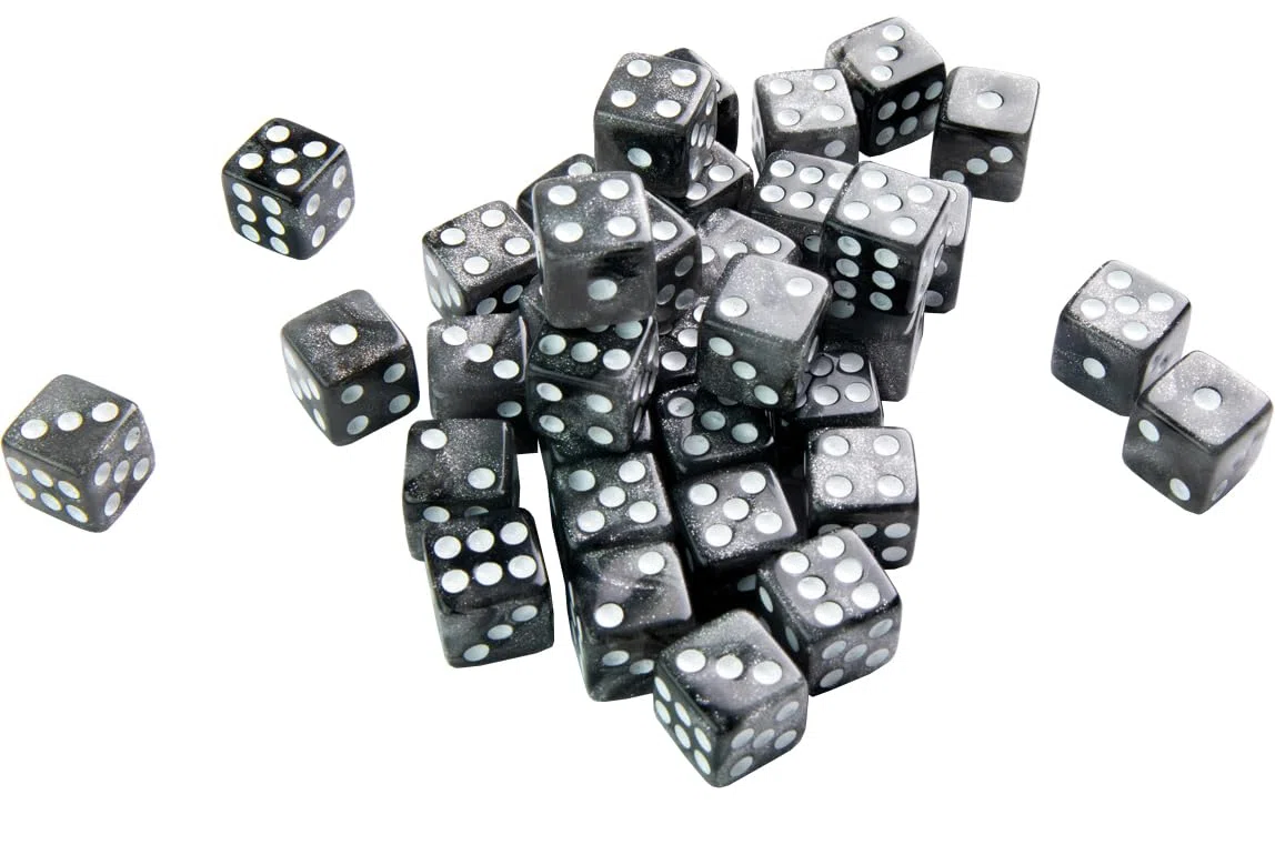 GGS50022ML - D6 DICE SET 16MM - GALAXY SERIES - NEBULA