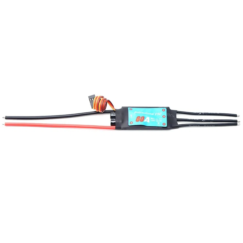 DollaTek Double Sides Brushless ESC Underwater Thruster Ricambi per barche per auto RC - 60A