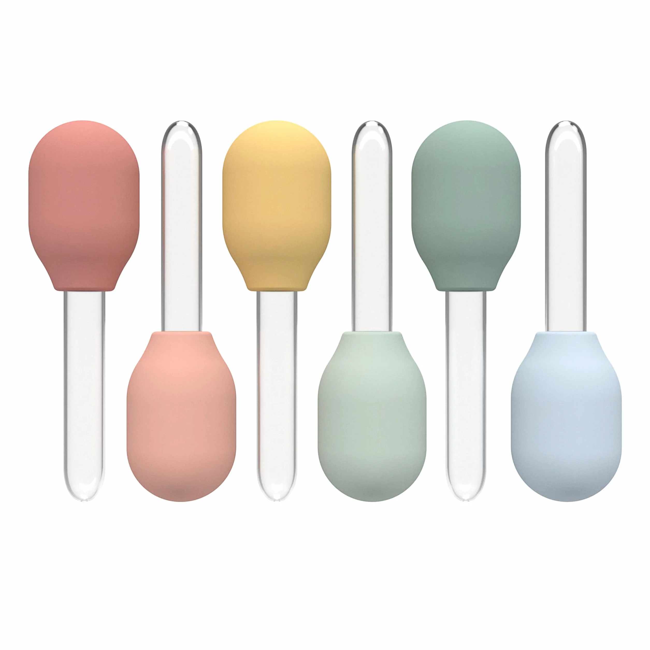 Inspire My Play Set 6 x Pastello Pipette Bambini - Pipette contagocce per Bambini - Giochi e Accessori sensoriali per Gioco disordinato