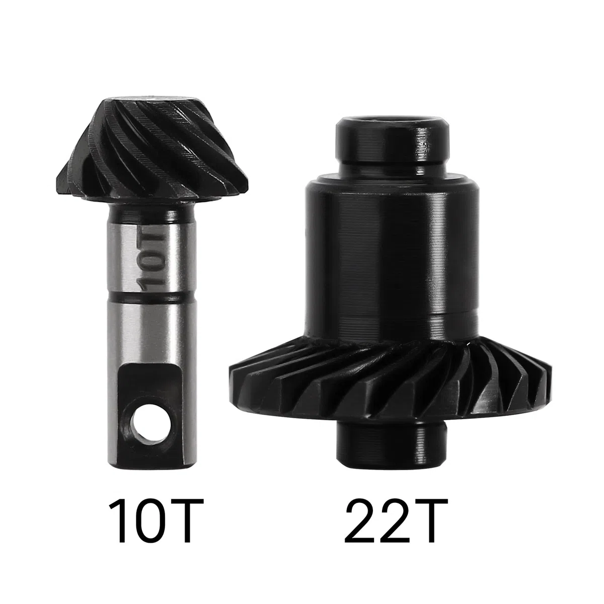 INJORA 22T/10T Underdrive Lega Acciaio Elicoidale Ingranaggio per TRX4M 1/18 RC Crawler Auto Upgrade