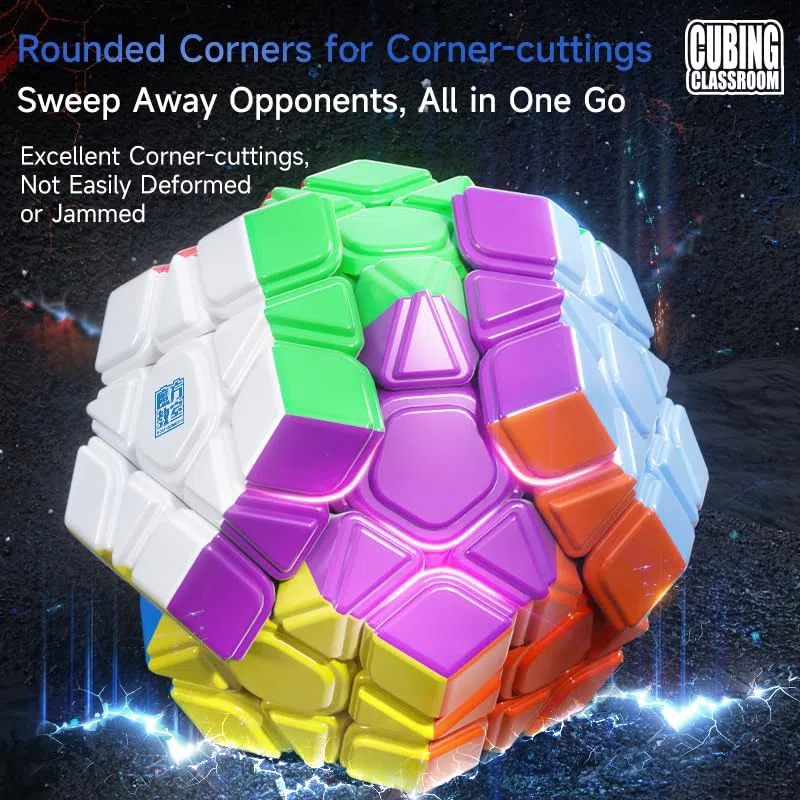 Bukefuno Moyu Meilong Megaminx M V2 3x3 Magic Cube MFJS Puzzle Magnetico MEILONG Megaminx Magnetic V2 2024 Speed Cube Cubi Puzzle senza adesivi