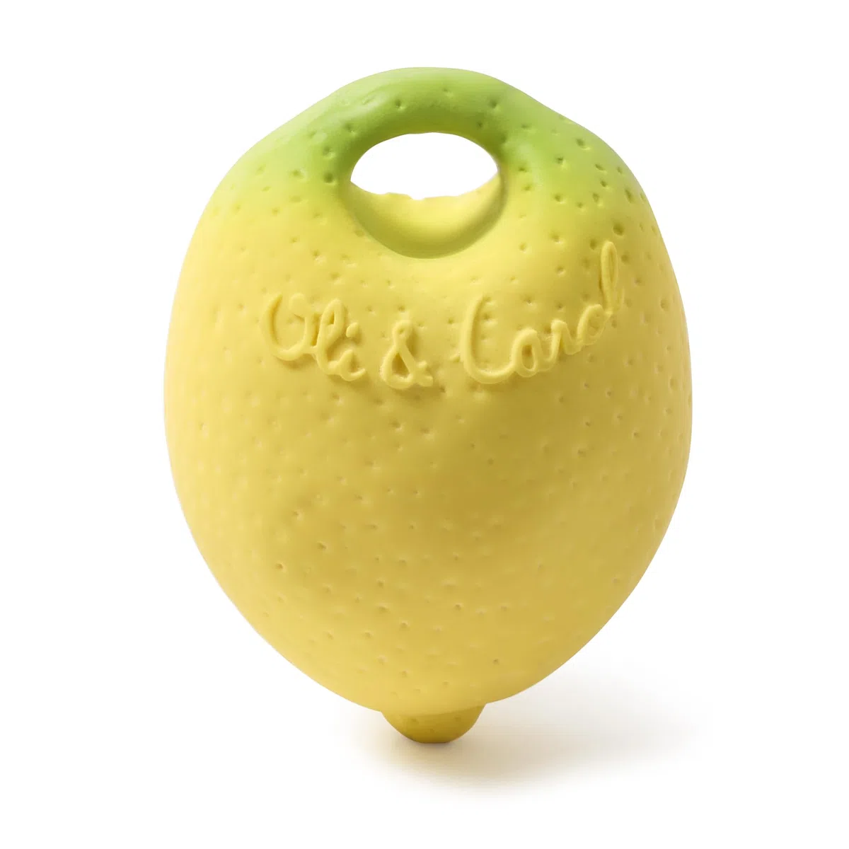 Oli & Carol - Mini DouDou Mordedor Bebé Limone, Giallo, John Lemon