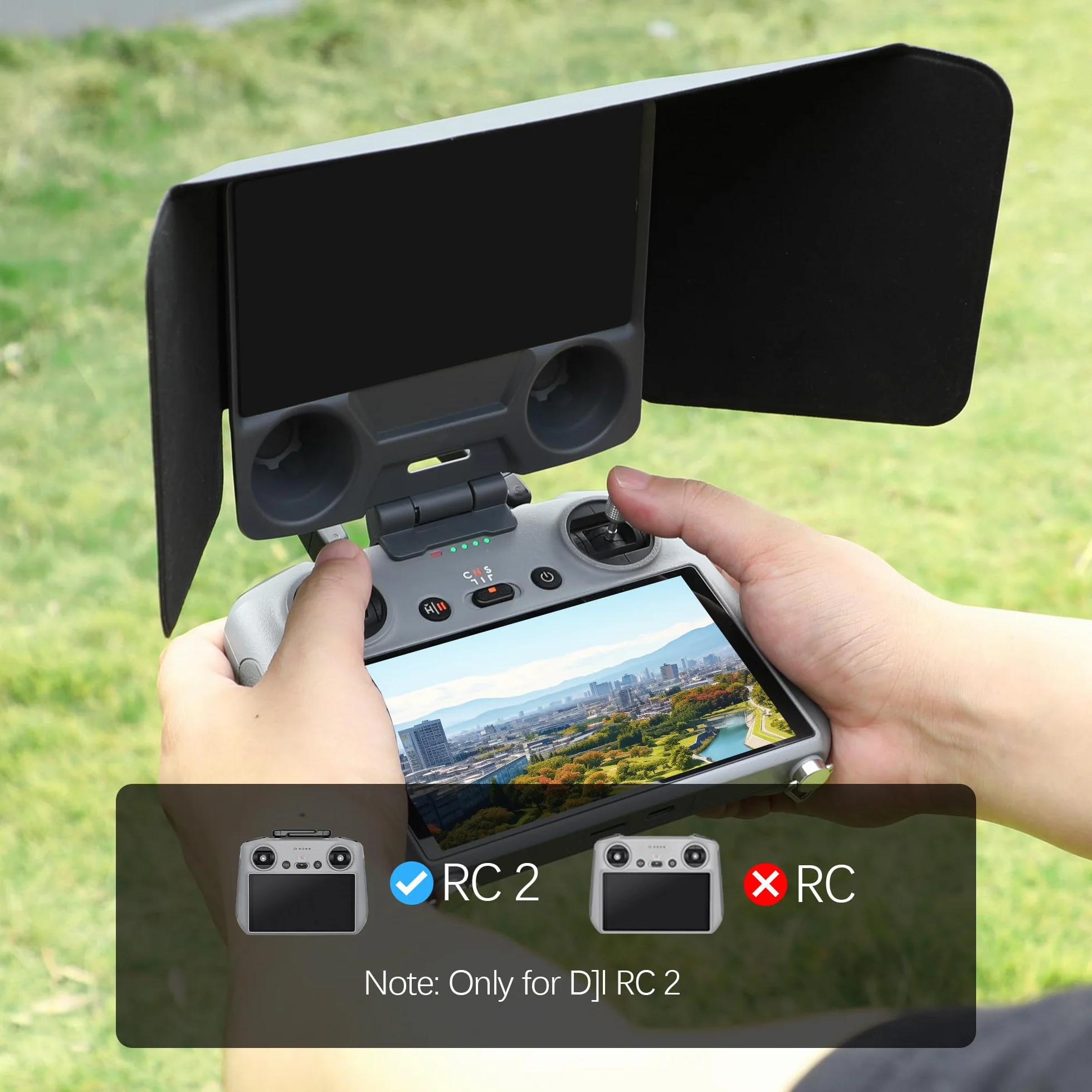 FPVtosky RC 2 Controller Sun Hood Cover per DJI Lito X1/Mini 5 Pro/Mini 4 Pro, RC 2 Joysticks Protector per DJI Ari 3S/Mavic 4 Pro Accessori, Drone Controller Protezione Schermo Avata 360 Accessori