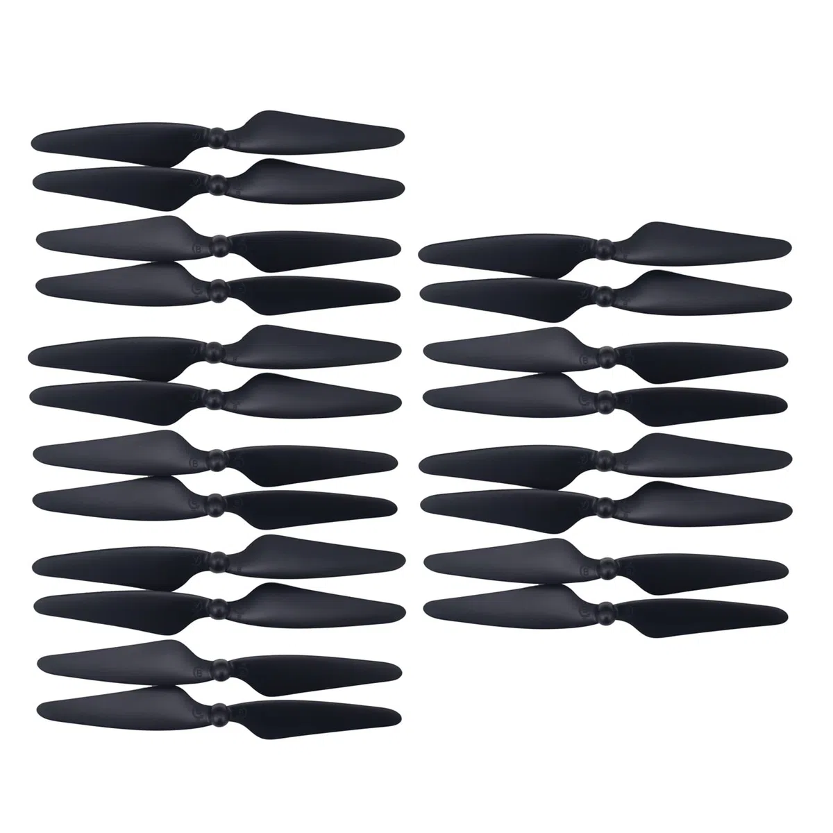 20PCS elica accessori per MJX Bugs 3 PRO B3 PRO HS700 Brushless Quadcopter Pezzi di Ricambio Droni Blade- Nero