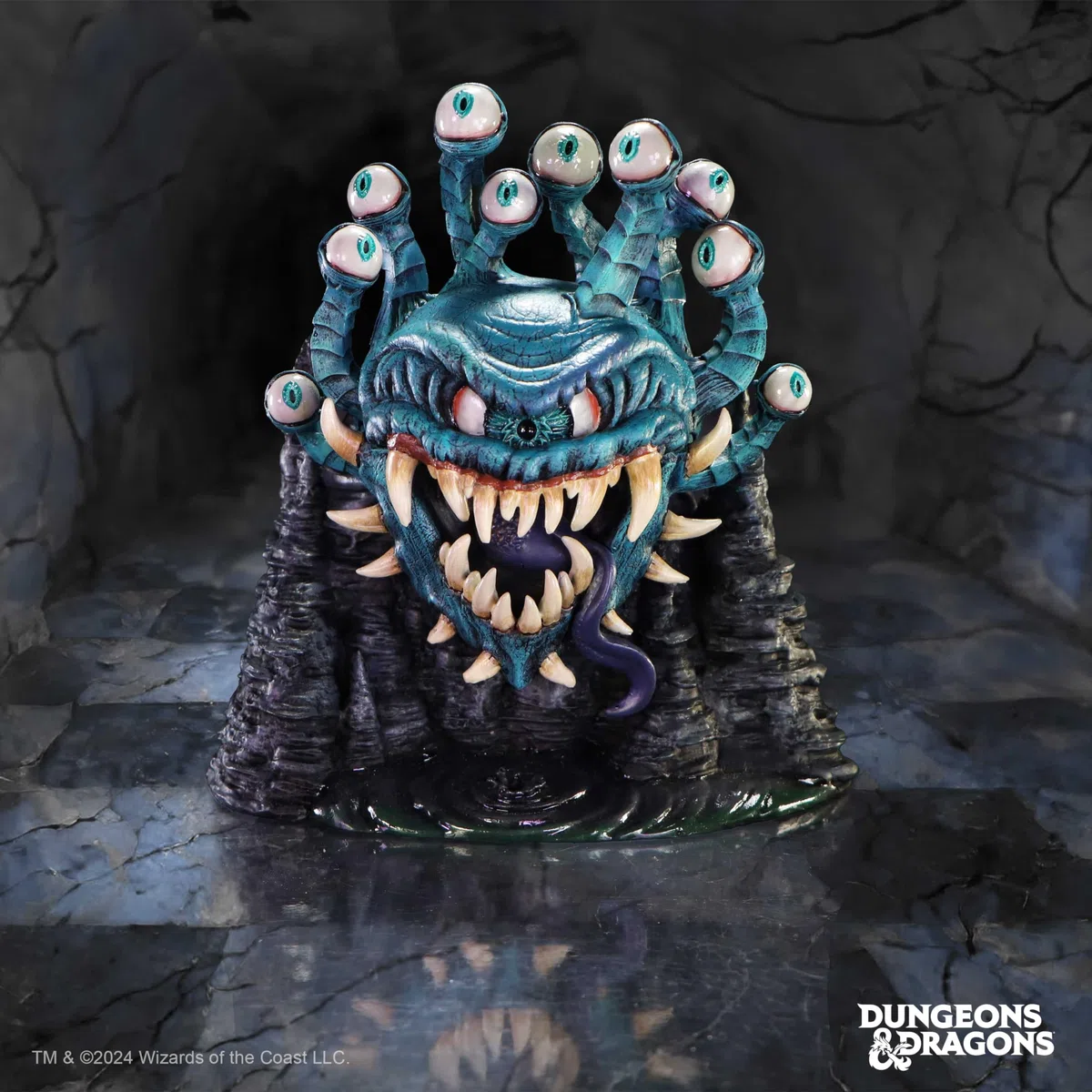 Nemesis Now Dungeons & Dragons Beholder - Scatola per dadi in resina, 15 cm, prodotto ufficiale D&D, design unico, in resina di alta qualità, accuratamente dipinta a mano