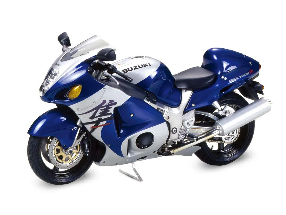 Tamiya 300014090 - Modellino Motocicletta Suzuki GSX1300R Hayabusa del 1998 in Scala 1:12