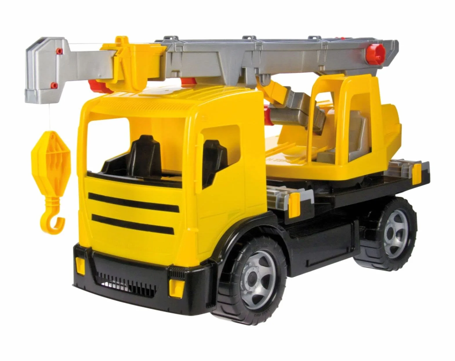 LENA - Giga Trucks Gru Camion per 3+ Anni Bambini, Giallo