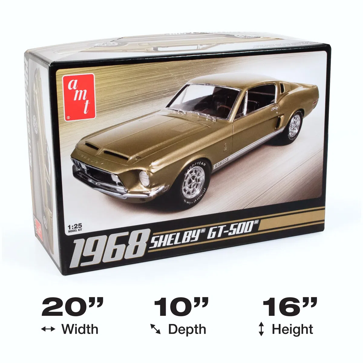 AMT 634, 1:25 - Kit modello Shelby Mustang GT-500 in scala 1968